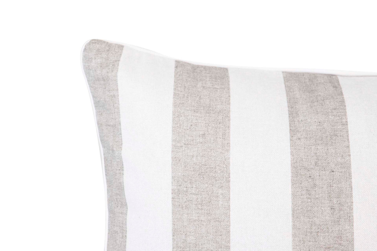 Cuscino di cotone Loro Stripes 45x13x45 cm