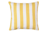 Coussin de coton rayures loro 45x13x45 cm