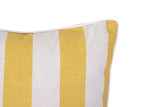 Cuscino di cotone Loro Stripes 45x13x45 cm