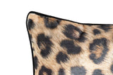 Cojin Vevlet Leopardo 45x13x30 cm