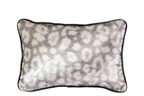 Cushion Velvet Leopard 45x13x30 cm