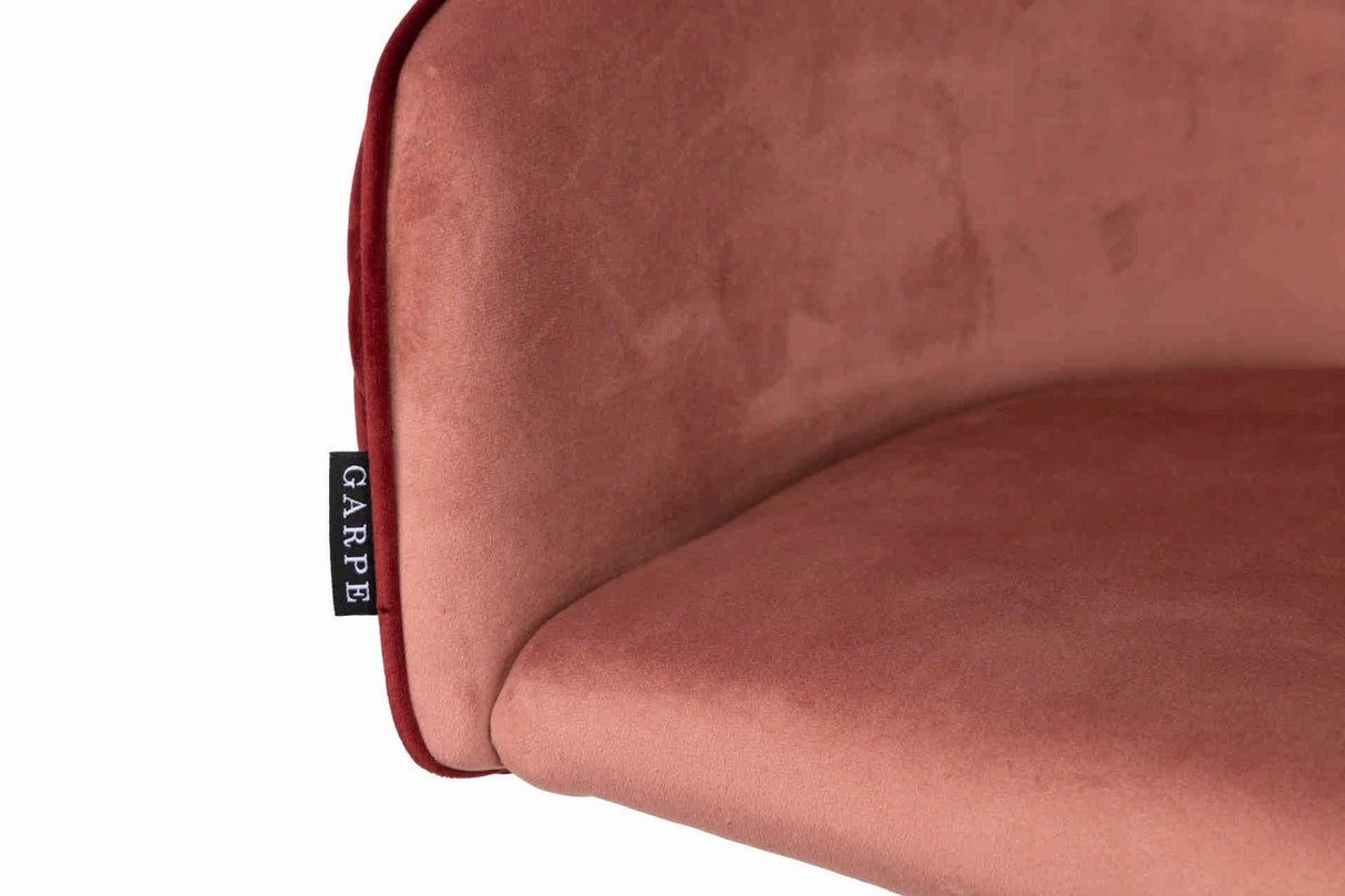 Barba Stuhl mit Velvet Pink 52x50x999999