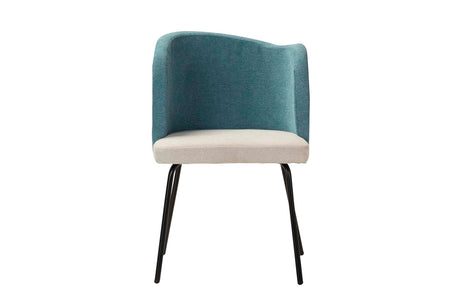 Graublau Blue Lino Chair 53x54x81 cm