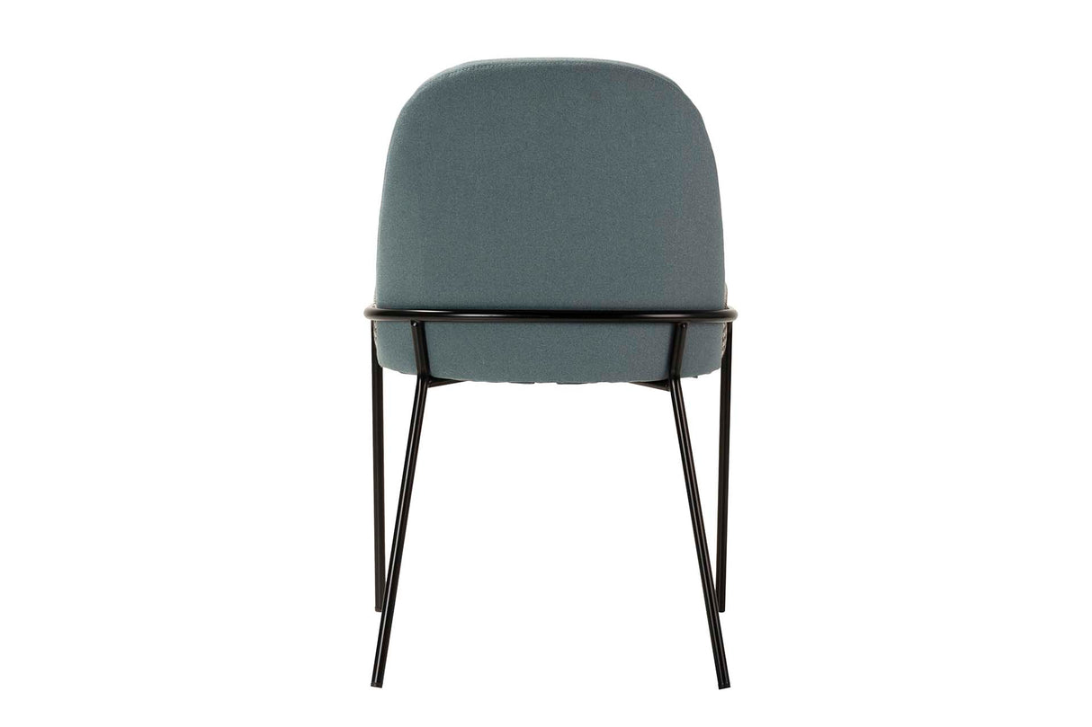 Chaise de polyester vert 50x58x83 cm