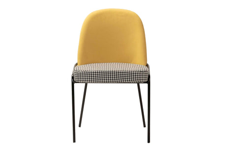 SILLA LINO POLIESTER AMARILLO 50x58x83 CM