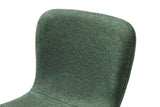 Chaise de polyester vert 44x52x77 cm