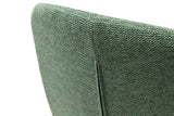 Chaise de polyester vert 44x52x77 cm