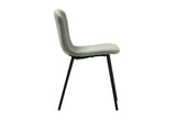 Chaise de polyester vert 44x52x77 cm