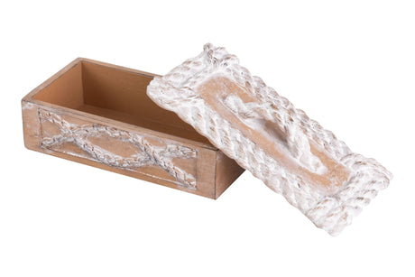 Box in resina naturale 20x10x7,5 cm