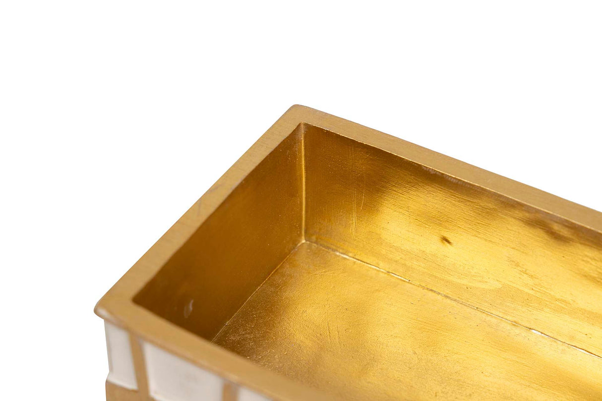 Blanca Golden Harzbox 20x11x8 cm