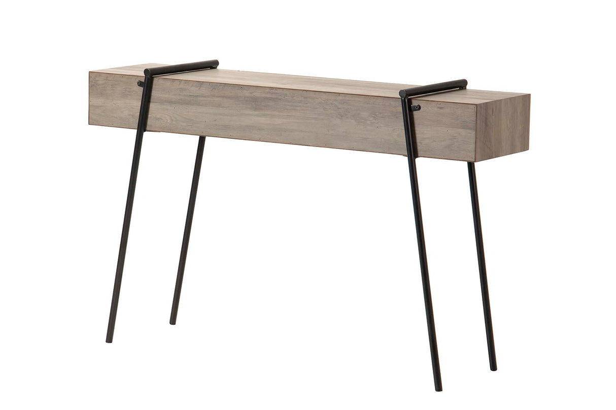 Console de metal mdf vilino k/d 120x34x77 cm