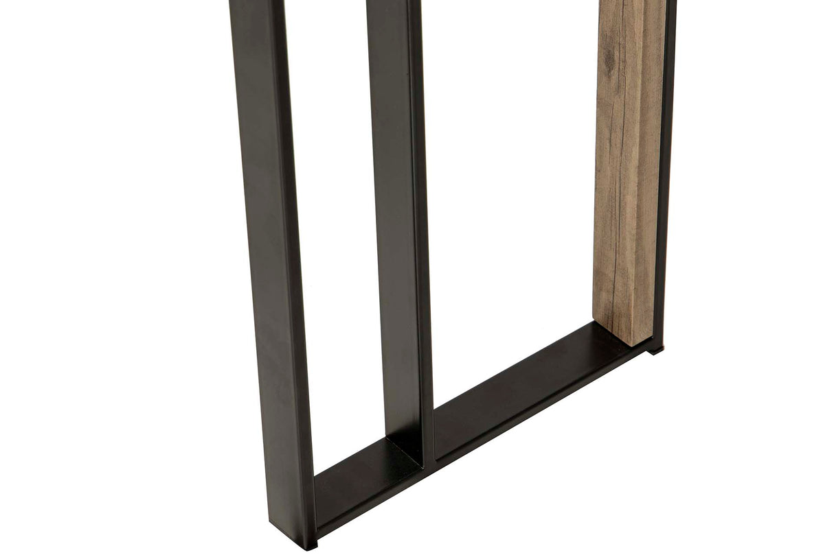 MDF Metal Vinil K/D 110x30x75 Cm Console