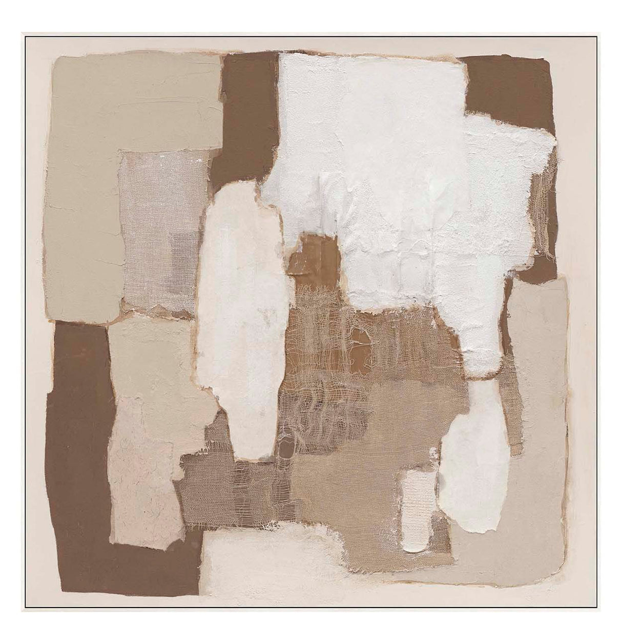 100% handgepackte Abstract Box 120x5x120 cm