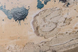 CUADRO ABSTRACTO 100% PINTADO A MANO 140x6x170 CM