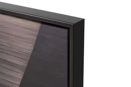 Table abstraite Waven avec cadre noir 63x4x93cm