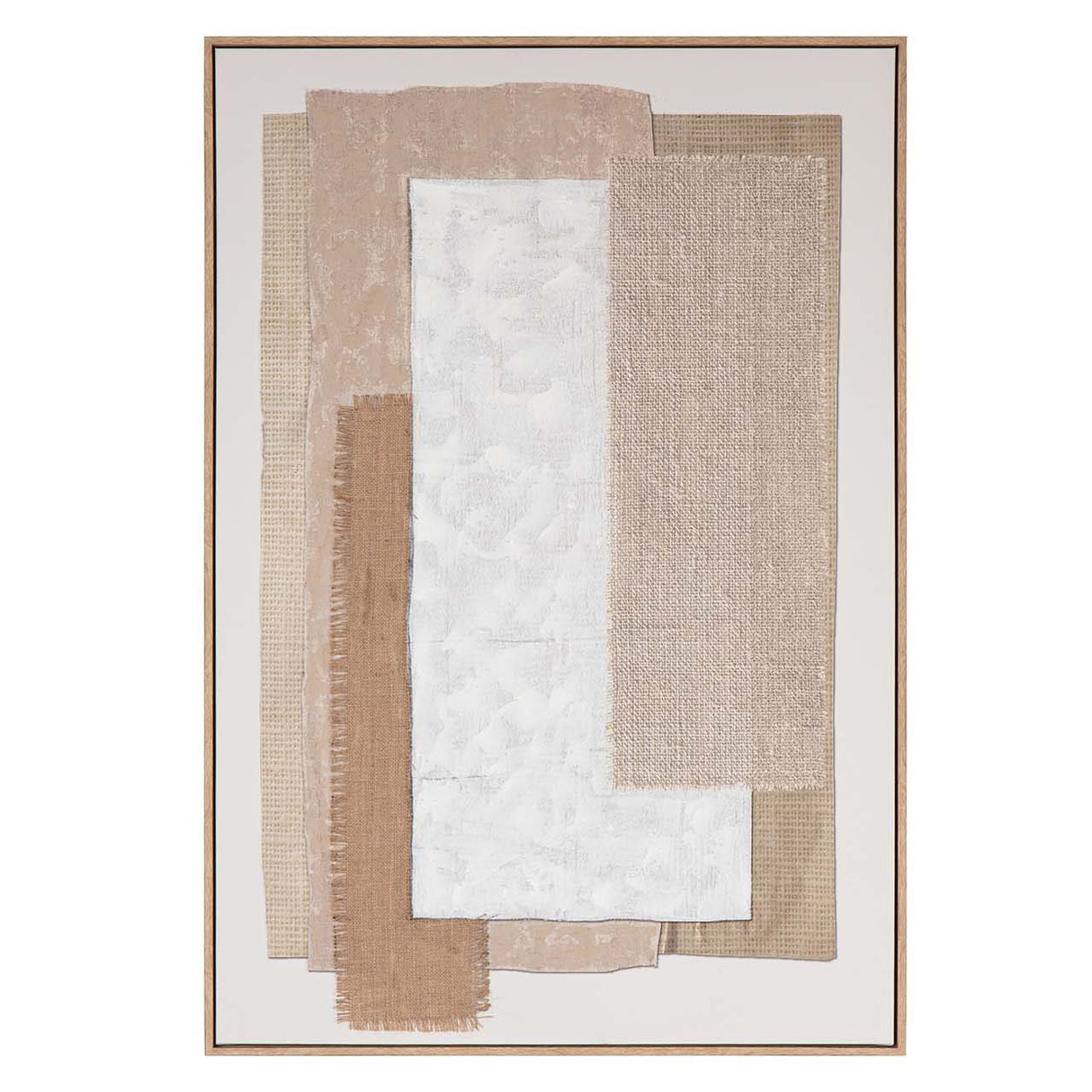 50% handgemalte Abstract Box 83x4x123 cm