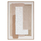 50% handgemalte Abstract Box 83x4x123 cm