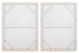 SET 2 CUADROS 50% PINTADO MANO 63x4x83 CM