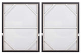 SET 2 CUADROS 50% PINTADO A MANO 63x4x83 CM