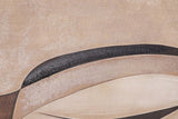 50% handgemalte Abstract Box 123x4x83 cm