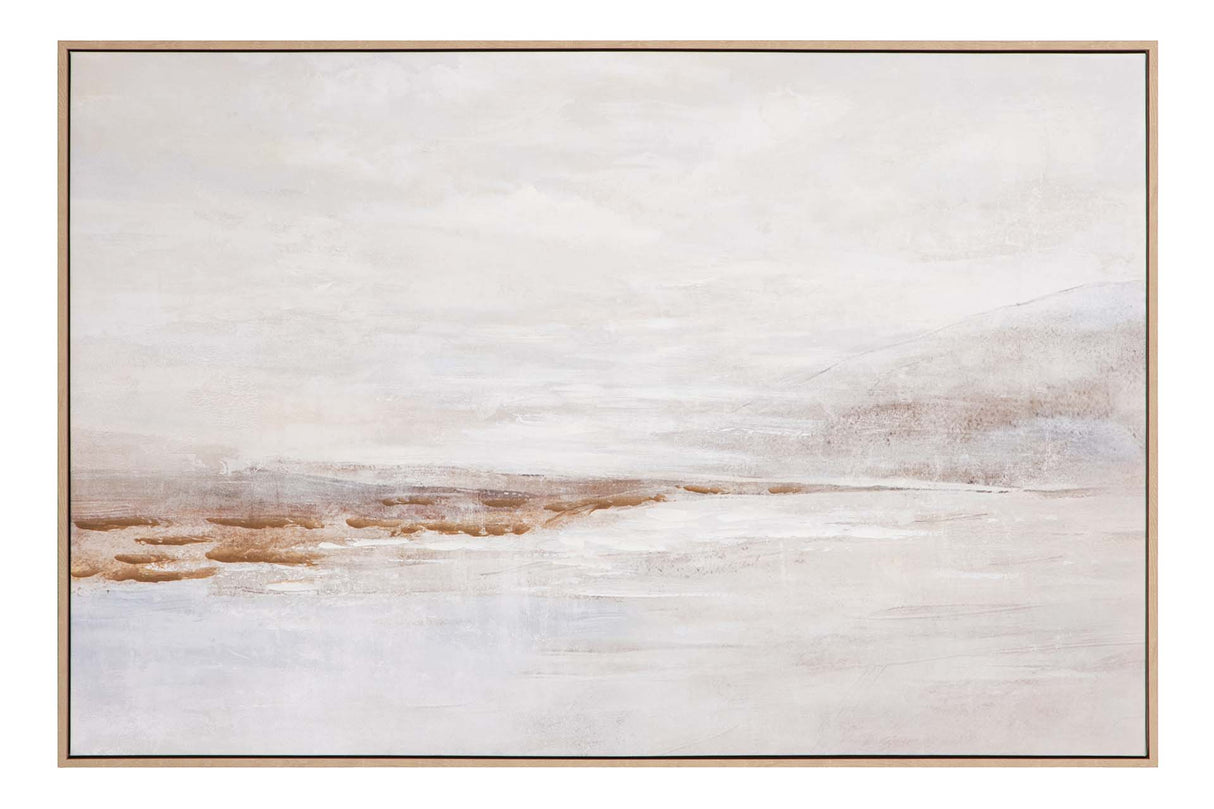 50% handgemalte Abstract Box 123x4x83 cm