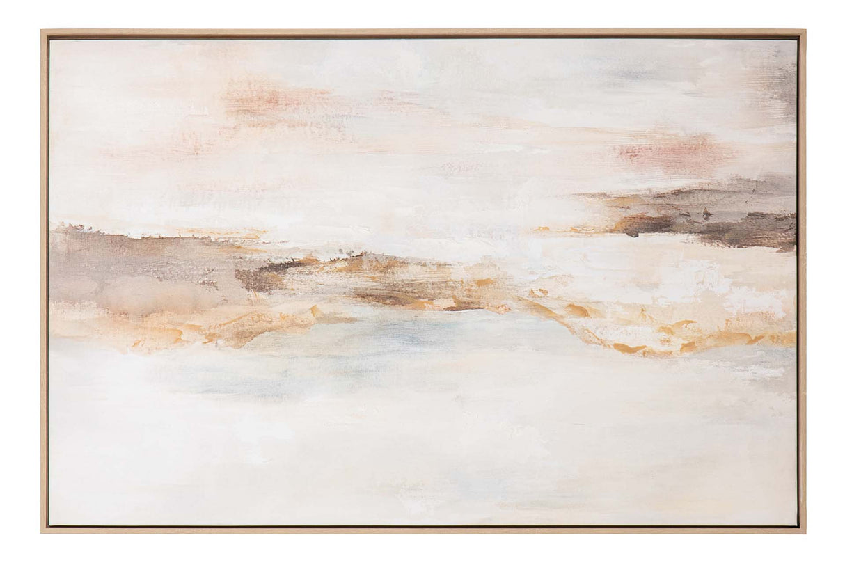 50% handgemalte abstrakte Box123x4x83 cm