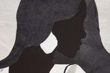 50% d'image africaine de la main peintes 123x4x83 cm