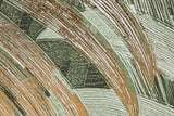CUADRO HOJAS CON RELIEVE MARCO MARRON 83x4x123 CM