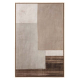 CUADRO ABSTRACTO 50% PINTADO A MANO 83x4x123 CM