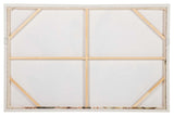 CUADRO HOJAS 50% PINTADO A MANO 122x4x83 CM