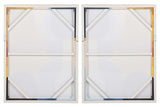 SET 2 CUADROS 50% PINTADO A MANO 63x4x83 CM