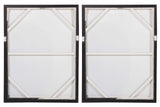 SET 2 CUADROS 50% PINTADO A MANO 63x4x83 CM