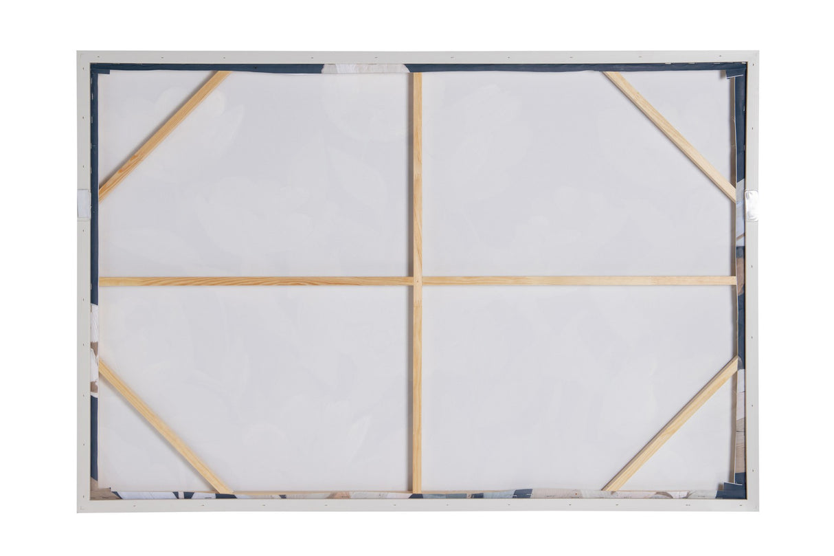 CUADRO FLORES 80% PINTADO A MANO 123x4x83 CM