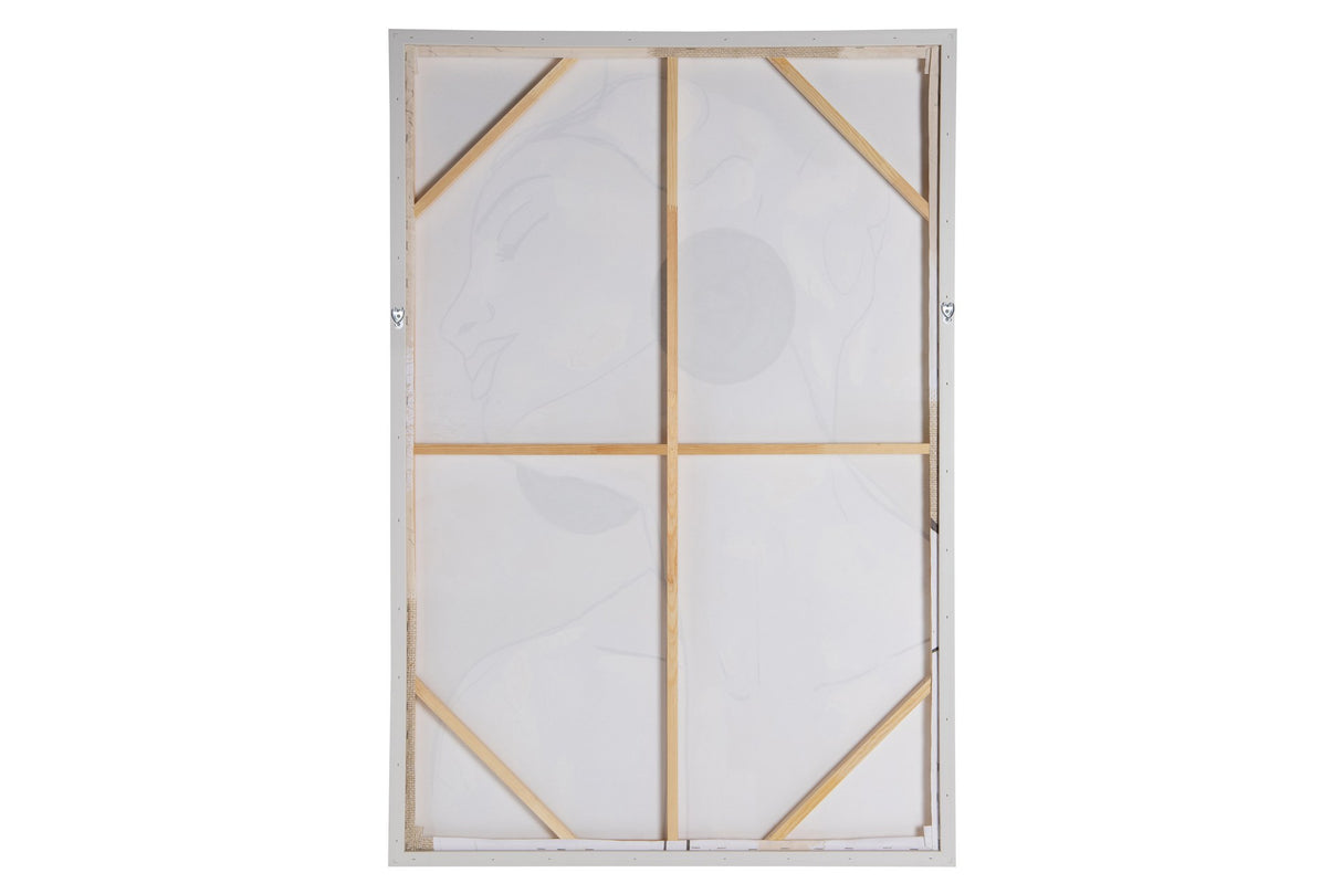 CUADRO MUJER 80% PINTADO A MANO 83x4x123 CM