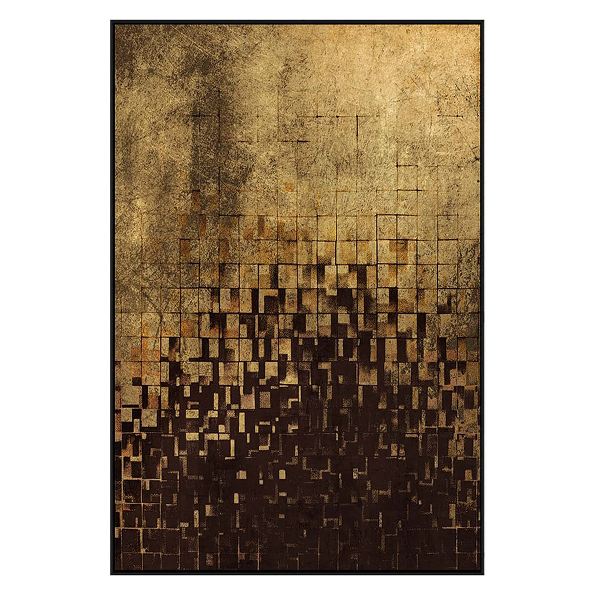 CUADRO ABSTACTO 80% PINTADO A MANO 83x4x123 CM