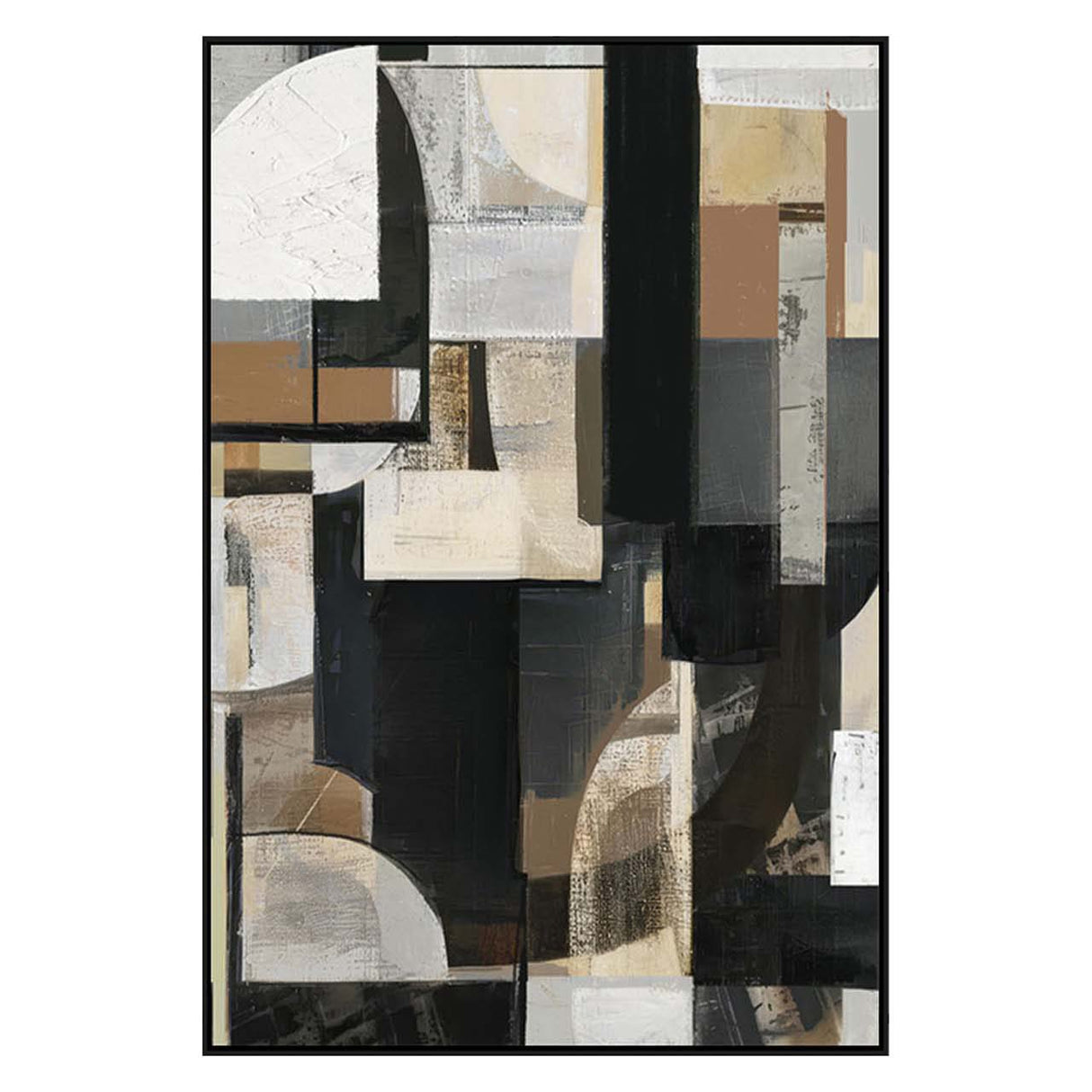 CUADRO ABSTACTO 80% PINTADO A MANO 83x4x123 CM