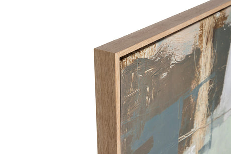 SET 2 CUADROS 80% PINTADO A MANO 83x4x83 CM