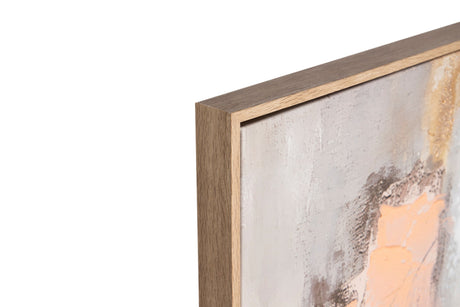 CUADRO ABSTRACTO 80% PINTADO A MANO 83x4x123 CM