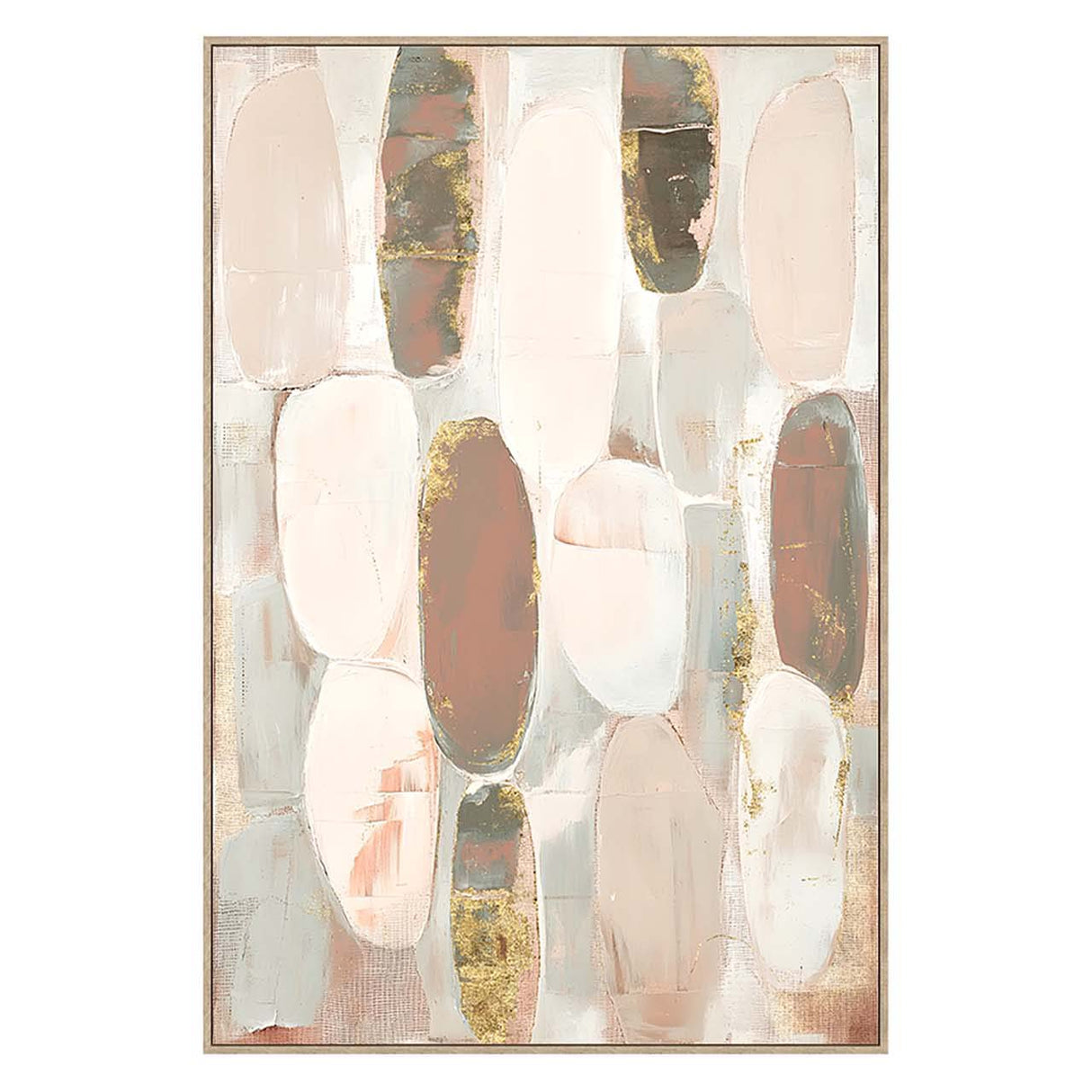 CUADRO ABSTRACTO 80% PITNADO A MANO 83x4x123 CM