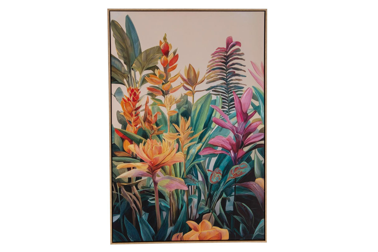 CUADRO NATURALEZA 80% PINTADO A MANO 83x4x123 CM