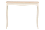 Console bege com tampa natural 110x25x90 cm