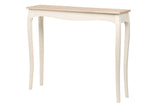 Console beige avec couvercle naturel 110x25x90 cm