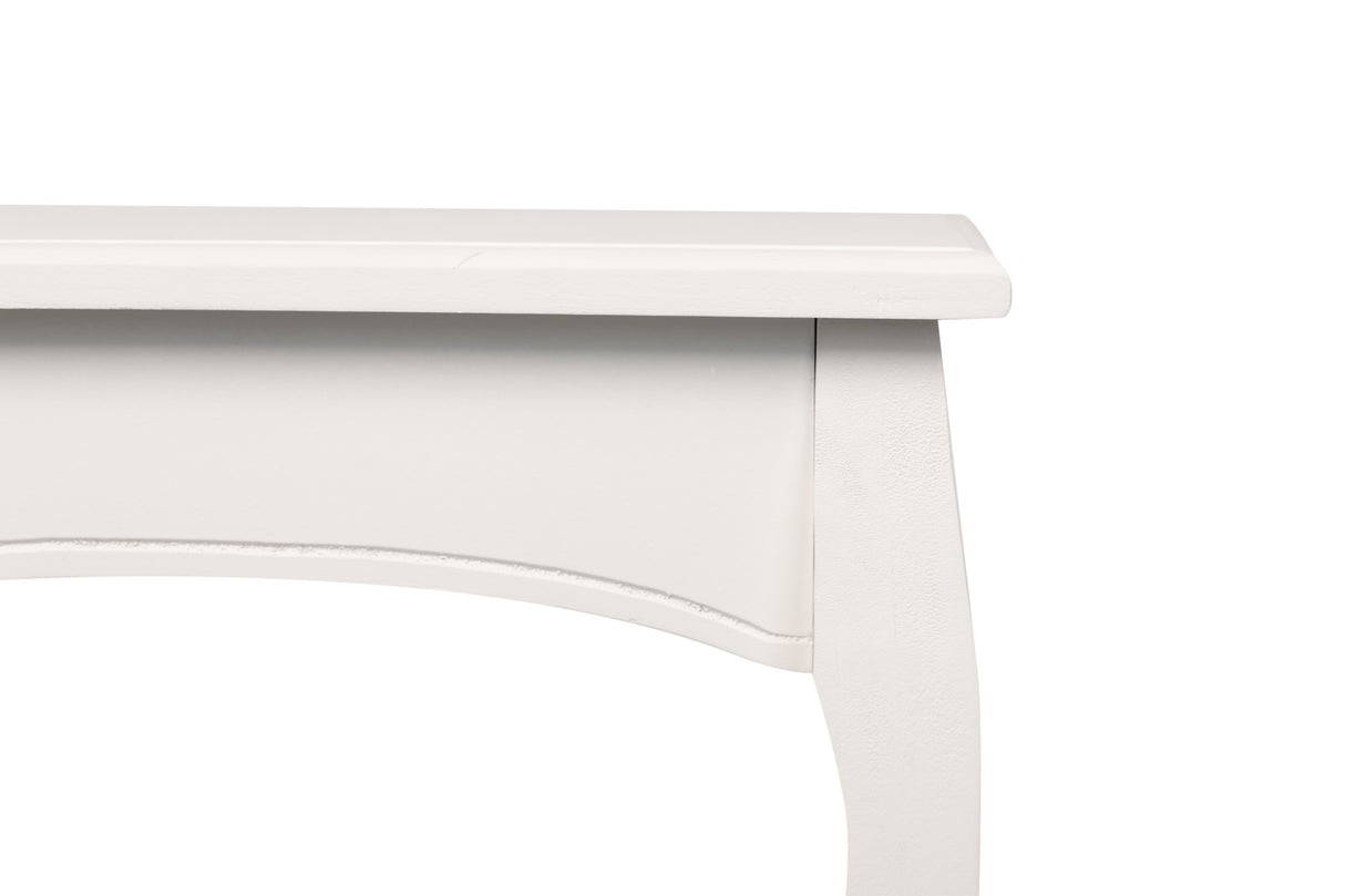 Console blanche avec couvercle blanc 110x25x80 cm