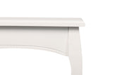 Console blanche avec couvercle blanc 110x25x80 cm