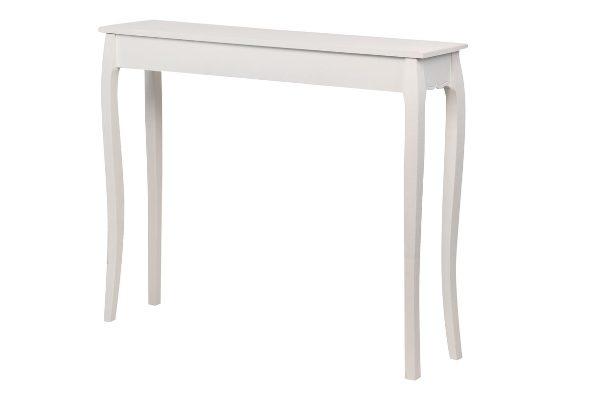 Console blanche avec couvercle blanc 110x25x80 cm