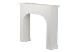 CONSOLA CHIMENEA BLANCA 125x27x104 CM