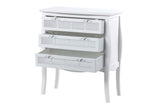 White Wood Comfort c/ 3 gavetas 76,8x40x88 cm