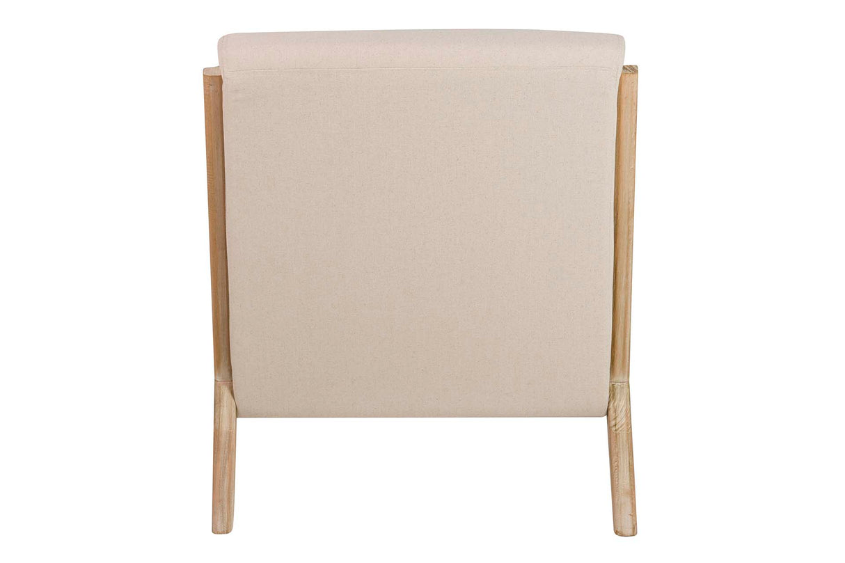 Lino Beige 66x85x74 cm Vintage Arm Sessel