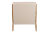 Lino Beige 66x85x74 cm Vintage Arm Sessel