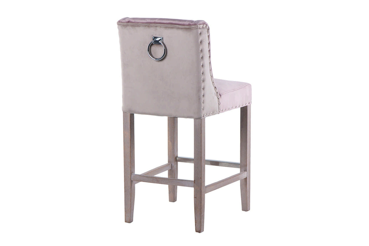 Tabouret de cuisine avec poignée lilas 48x53x104cm